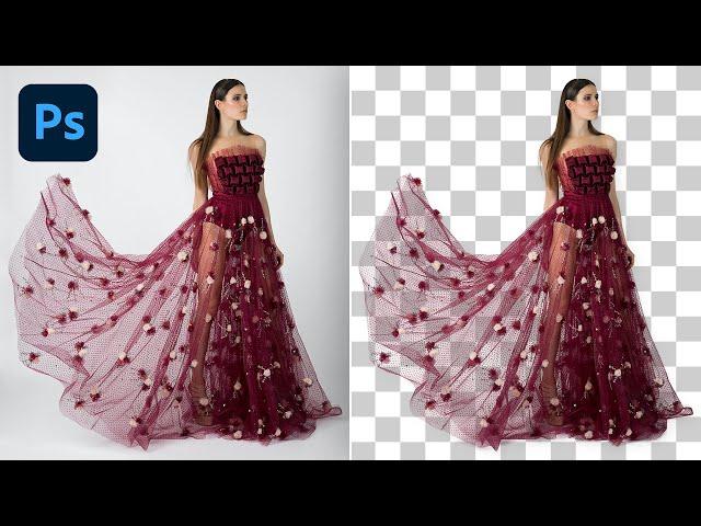 Remove Background of Transparent Objects in Photoshop | Photoshop Tutorial (Easy)