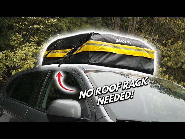 How To Install Car Rooftop Cargo Carrier If You Don't Have Roof Crossbars Or Roof Rails! DIY