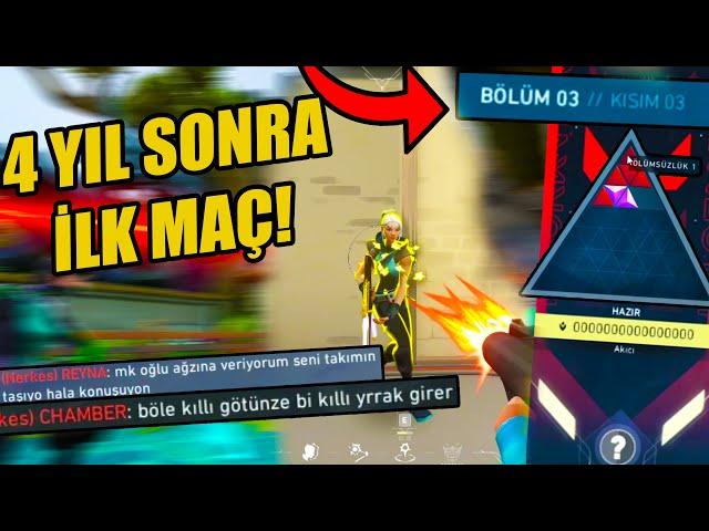 4 yıldır girmediğim IMMORTAL hesapta REKABETÇİ attım! RANKINA NOLMUŞ?? VALORANT