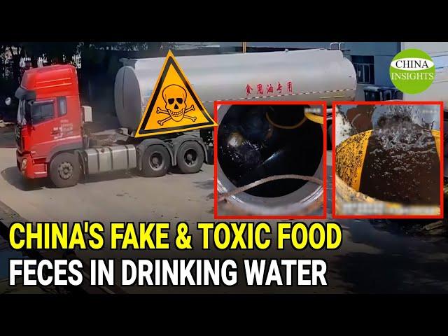 Cooking oil carried in same trucks as fuel. Feces mixed with drinking water.