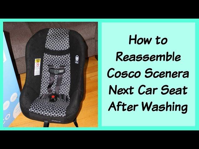 How To Adjust Straps Or Reassemble Cosco Scenera Next Car Seat