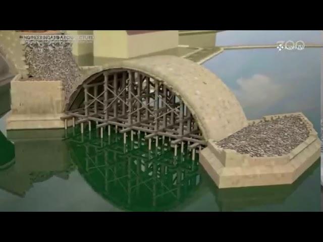 How bridges were built in Central Europe during the Middle Ages