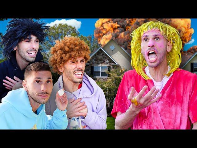 SIBLINGS VS NEIGHBOR Prank War Challenge! Living With Siblings