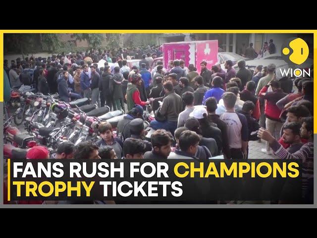 ICC Champions Trophy 2025: Fans Rush To Grab Champions Trophy Tickets | World News | WION Sports