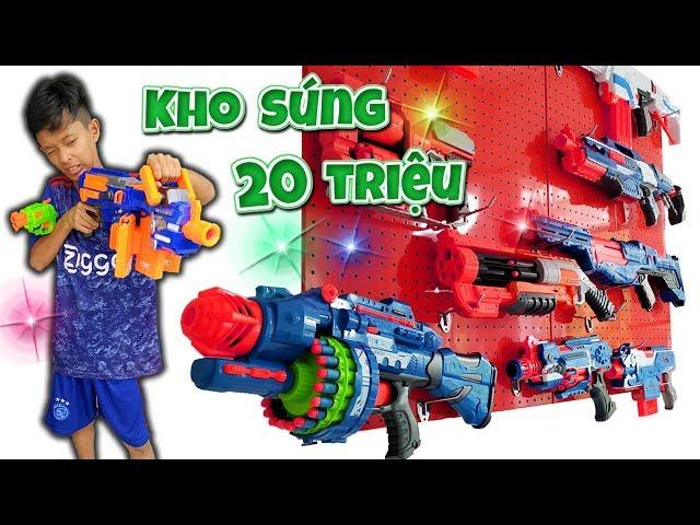 Tony | Thằng Ngáo Khoe Kho Súng 20 Triệu - Nerf Gun Collection