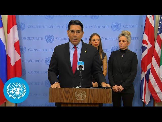 (EN/HEB) Israel on the Middle East - Media Stakeout | United Nations