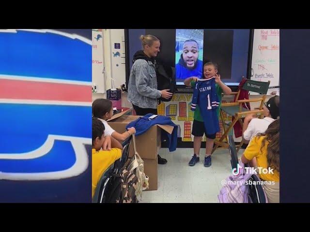 Florida teacher inspires students through NFL stats, Bills take note