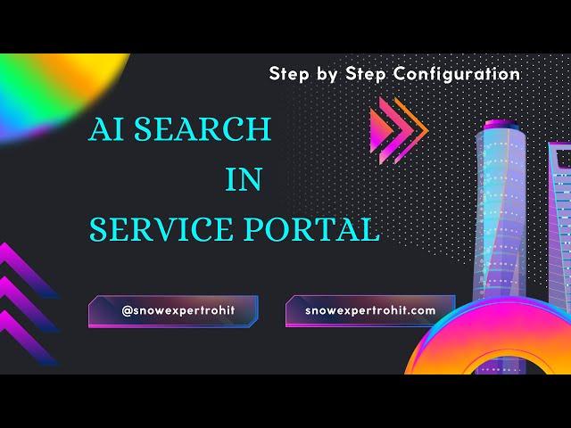 AI Search in Service Portal Configuration | Step by Step AI Search Setup