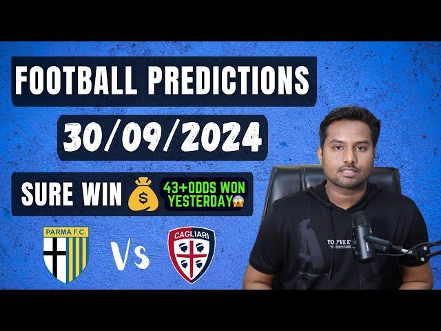 Football Predictions Today 30/9/2024 | Soccer Predictions |Football Betting Tips - Serie A