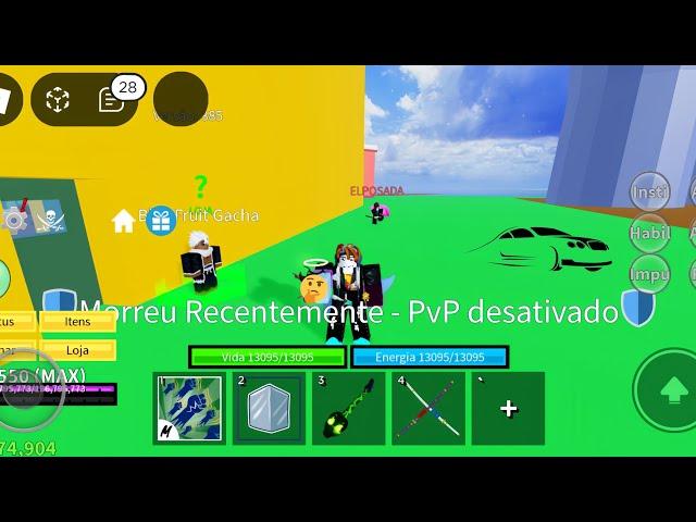 Fui PvP e encontrei algo RARO roblox -BLOX FRUITS