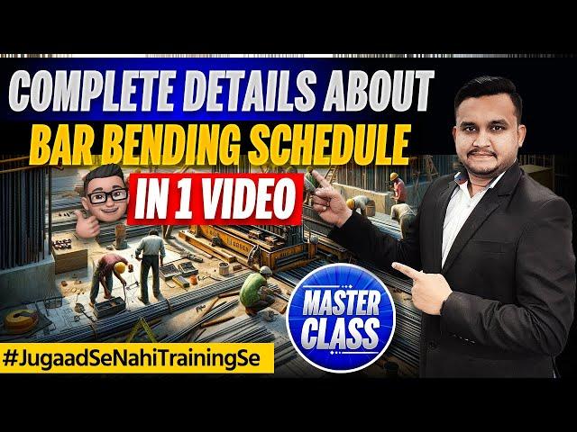 Bar Bending Schedule From Basic to Advance Details | Foundation to Finishing || By CivilGuruji