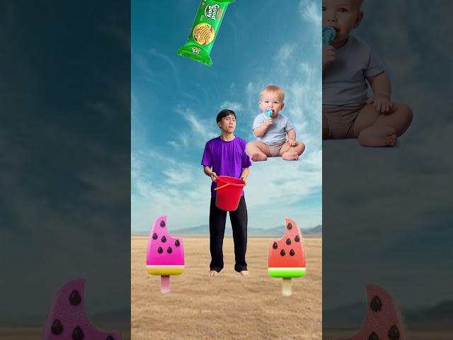 Flying crying babies Catching vs cute bhabhi - Funny vfx magic #trending #viralvideo #shorts