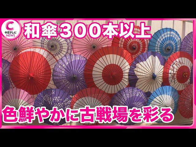 【和傘３００本以上が古戦場を彩る】 岐阜・関ケ原町「関ケ原ウォーランド」