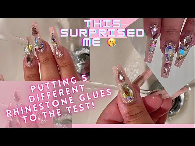 Battle of the rhinestone gels!! | Best glue for rhinestones | How to make rhinestones LAST !!