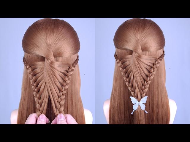 most easy ponytail hairstyle for girls | new hairstyle for college girls | back to school hairstyle