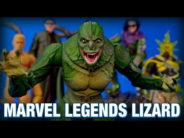 Marvel Legends Spider-Man No Way Home Lizard Amazon Exclusive Hasbro Action Figure Review
