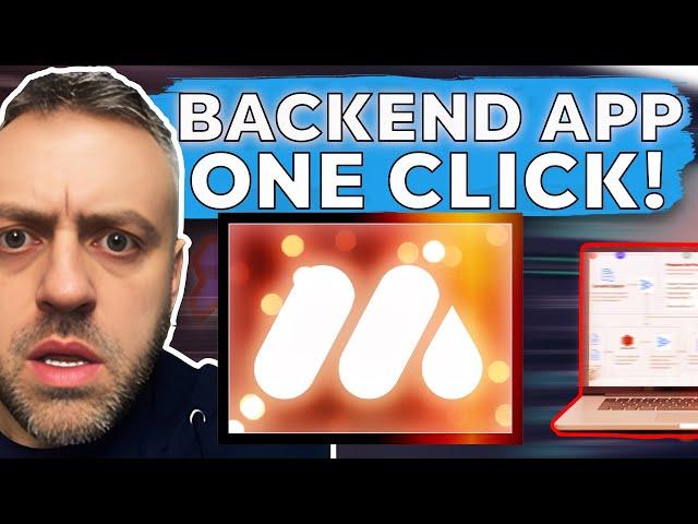 This Tool Builds ENTIRE Backend Apps With ONE CLICK