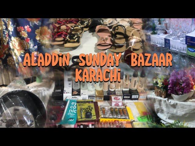 Aladdin Sunday Bazaar | Cheapest Bazaar in Karachi | Landa Bazaar | #SundayBazaar #landabazar  #vlog