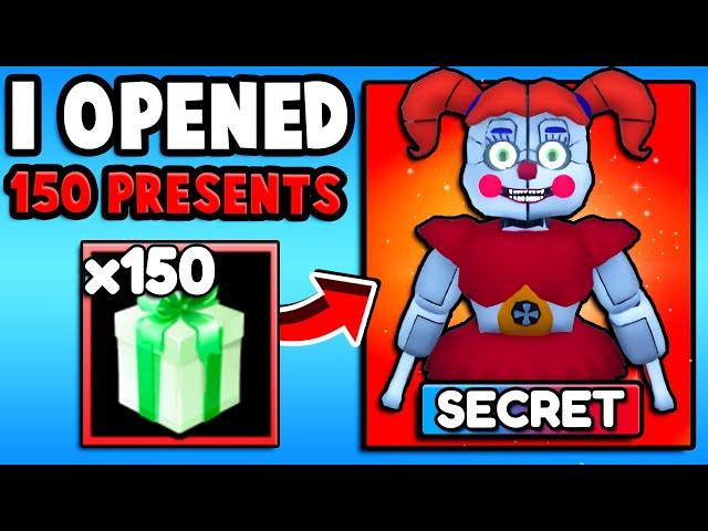 I Opened 150 FUNTIME PRESENTS And Got ____? (Five Nights TD)