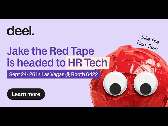 Jake the Red Tape at HR Tech