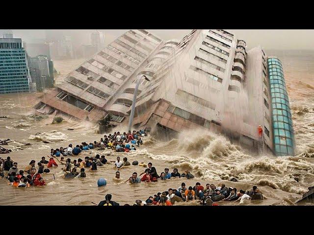 No Mercy: Chinese Cities Drown! 700,000 Trapped in Apocalyptic Flood Disaster!
