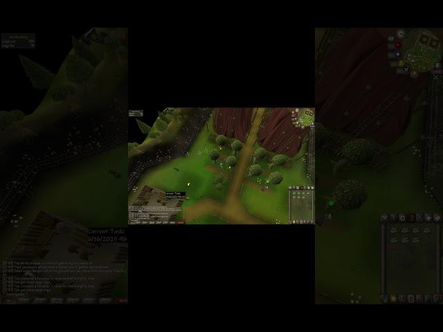 Finally... 96 woodcutting level in the online computer video game old school runescape #skilling