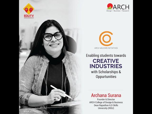 Mrs  Archana Surana Founder & Director Arch College of Design & Business speaks to Edu TV