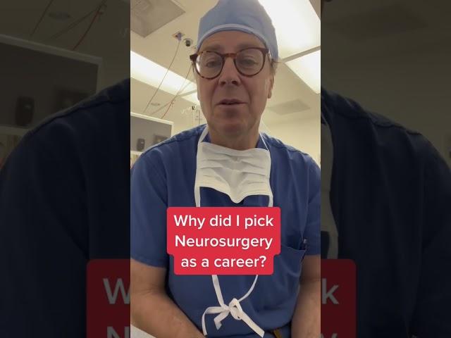 Why I Chose Neurosurgery #shorts #doctor #lifestyle #career #medicine  #neurosurgeon