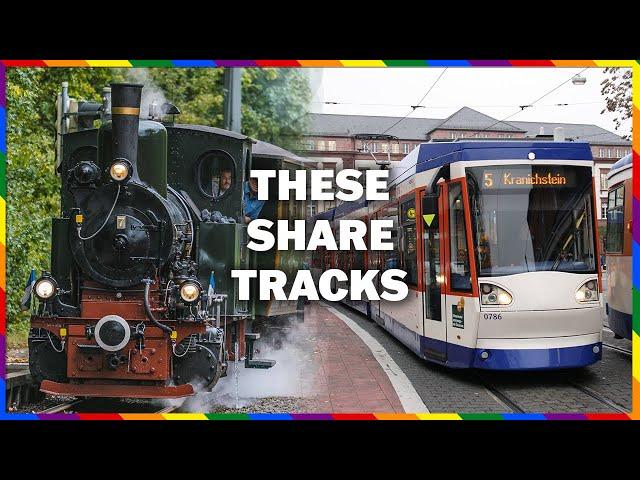 The Steam Train That Runs on an Active Tram Line