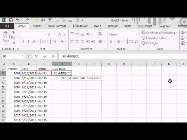 CFO Learning Pro - Excel Edition - "Calculate Due Dates" - Issue 87