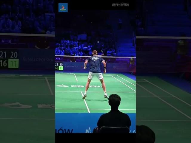 Viktor Axelsen 2023 European Games Winning Moment #badminton #badmination #denmark #denmarkbadminton