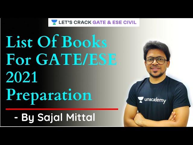 List Of Books For GATE/ESE 2021 Preparation | Sajal Mittal