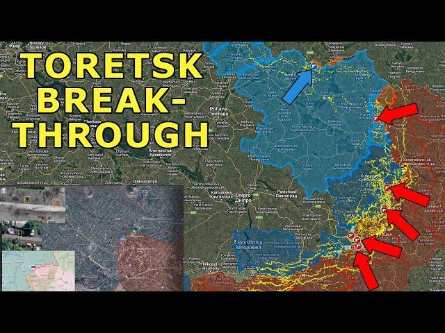 RUAF Breakthrough Central Toretsk | New Ukrainian Kharkiv Counterattack