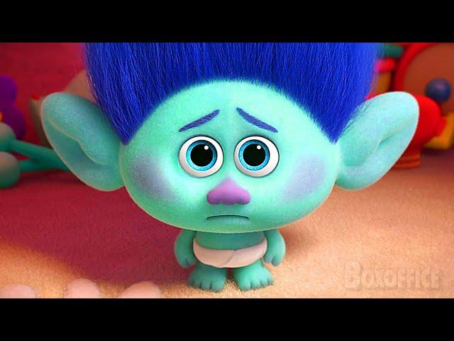 Baby Branch is the Cutest Troll EVER  | Trolls 3: Band Together Best Scenes  4K