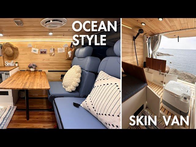 海力士 Hiace Skin Van｜海洋風露營車開箱：車泊就是要不落地也能享受！