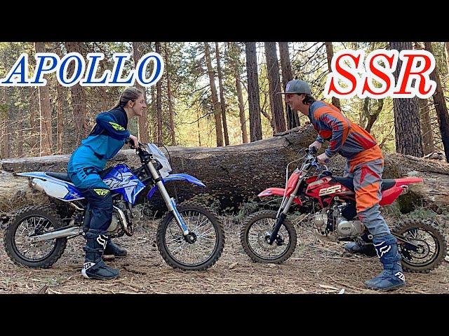SSR vs APOLLO which pit bike is better ( Best budget pit bike )