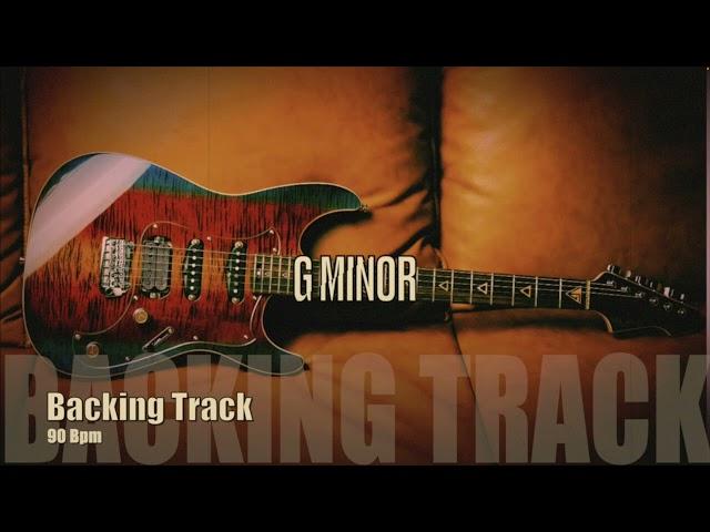 Raspy | Guitar Backing Track | G minor | 90 Bpm | Instrumental