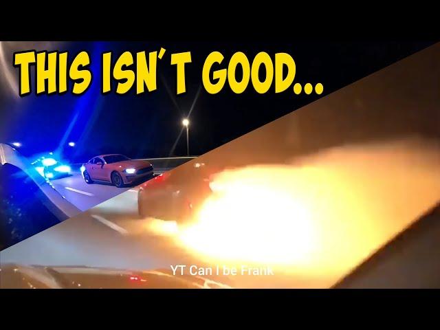 Street Racers Get CHASED By Cops, Catch On Fire, and CRASH! - Illegal Street Racers #29