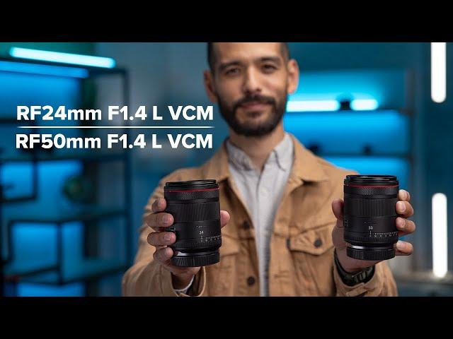 Introducing the Canon RF24mm F1.4 L VCM & RF50mm F1.4 L VCM Lenses