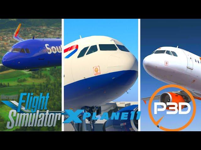 FS2020 vs X-Plane 11 vs P3D｜Price, Graphics, Performance...