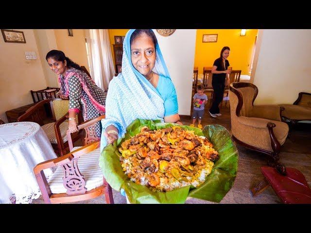 Huge Platter of Sri Lankan Food - ONCE IN A LIFETIME Family Meal in Colombo, Sri Lanka!