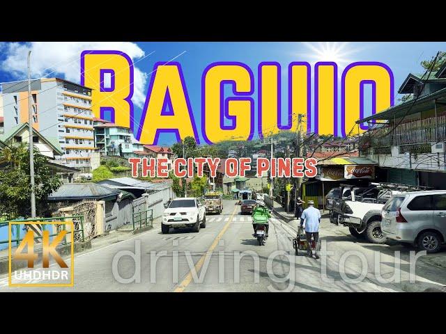 Driving in the City of Pines, Baguio City, Philippines | Cordillera Administrative Region | 4K HDR