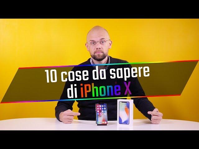 iPhone X, le dieci cose da sapere