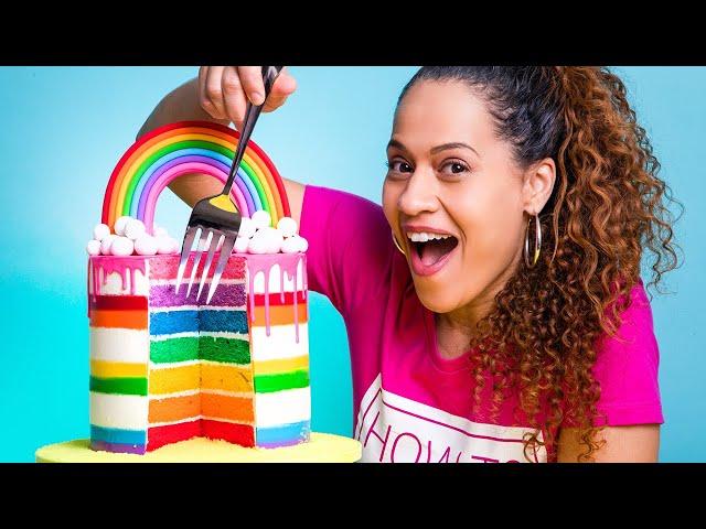 ULTIMATE Rainbow Drip Cake! | How To Cake It with Yolanda Gampp