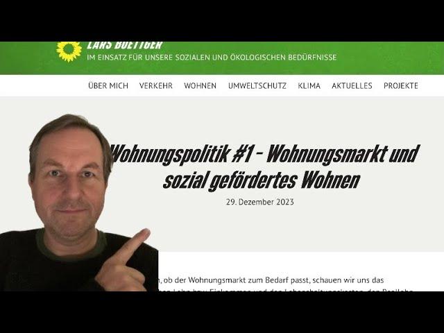 Wohnungspolitik #1 - Wohnungsmarkt und sozial gefördertes Wohnen