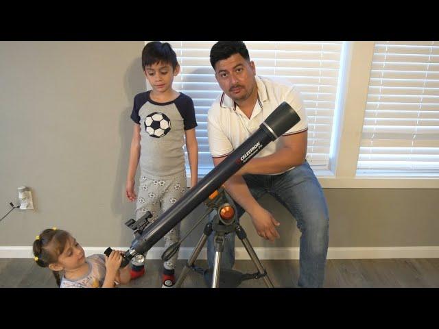 Celestron - AstroMaster 70AZ Telescope (Unboxing and testing)