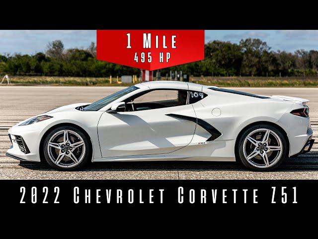 2022 Chevrolet C8 Corvette Z51 | Standing Mile Test