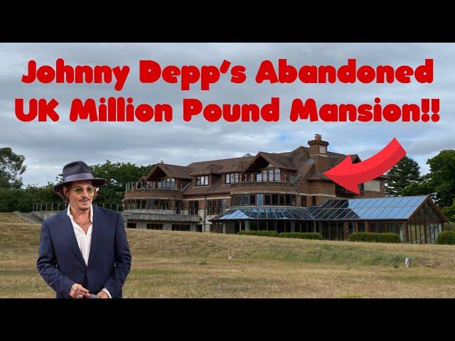 Exploring￼ Johnny Depp’s Unfinished UK Million Pound Mansion!!