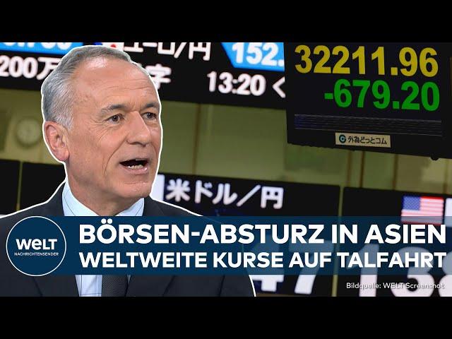 JAPAN: Börsen-Beben! Black Monday in Asien! Nikkei-Crash schickt weltweite Kurse auf Talfahrt