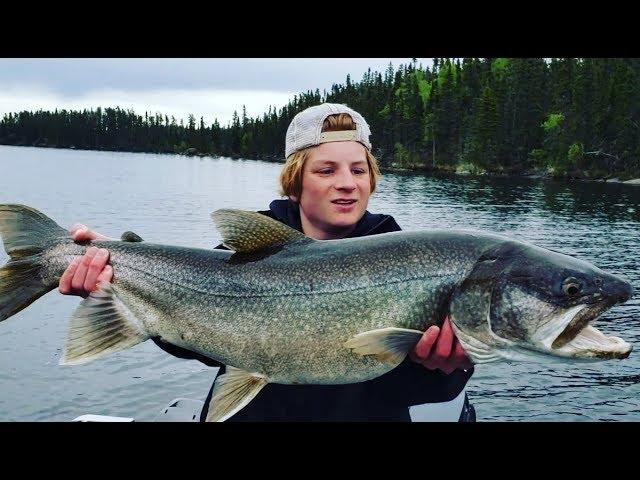 JIGGING FOR GIANT CANADIAN LAKE TROUT!!!